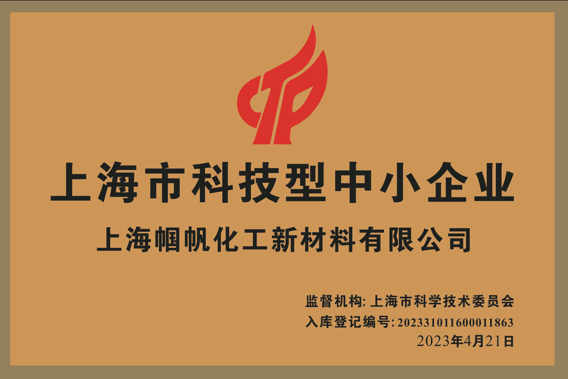 上海帼帆-上海市科技型中小企业-2023